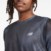 New Balance Athletics Printed T-Shirt Blacktop