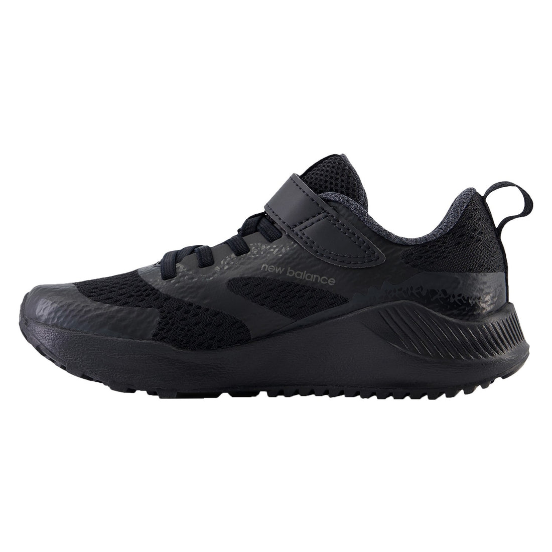 New Balance Kid's DynaSoft Nitrel v5 Bungee Lace with Top Strap Shoe Black
