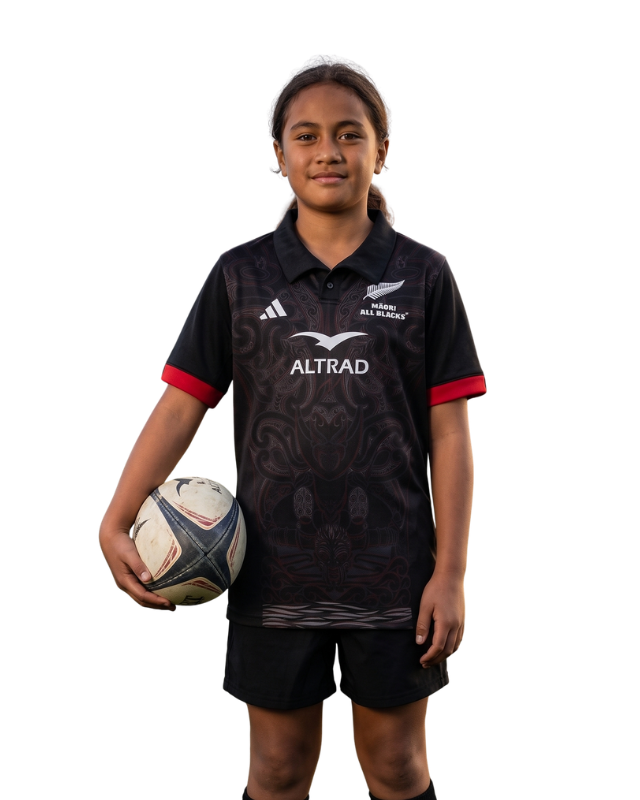 Māori All Blacks Kid's Home Jersey 2025/2026