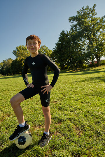 SKINS Kid's Series-1 Long Sleeve Top Black