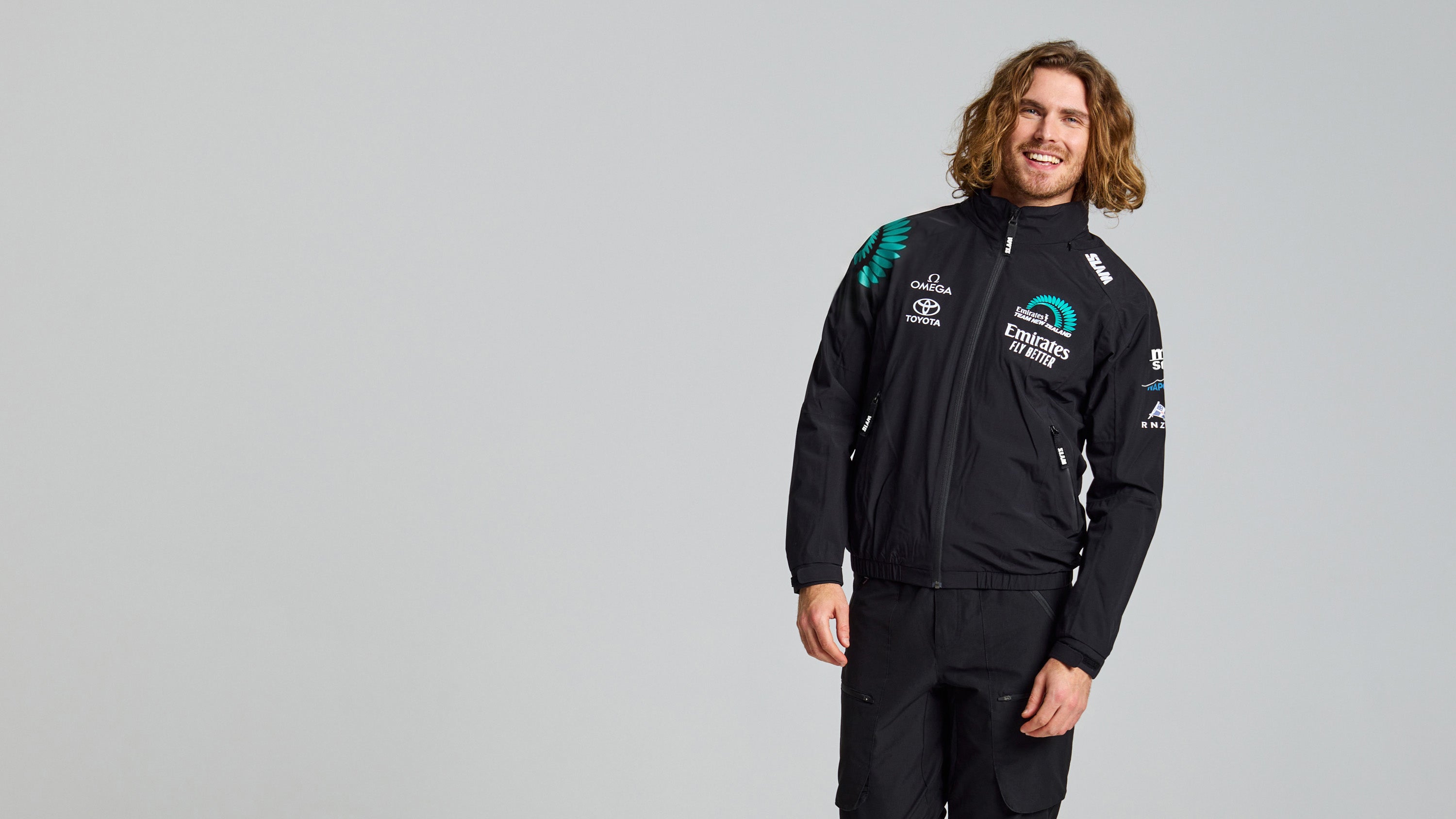 Emirates Team New Zealand Mens Deck Light WP Jacket