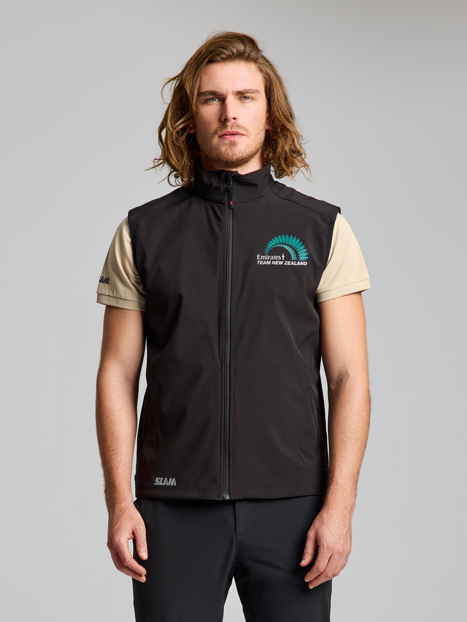 Emirates Team New Zealand Mens ACT Softshell Vest