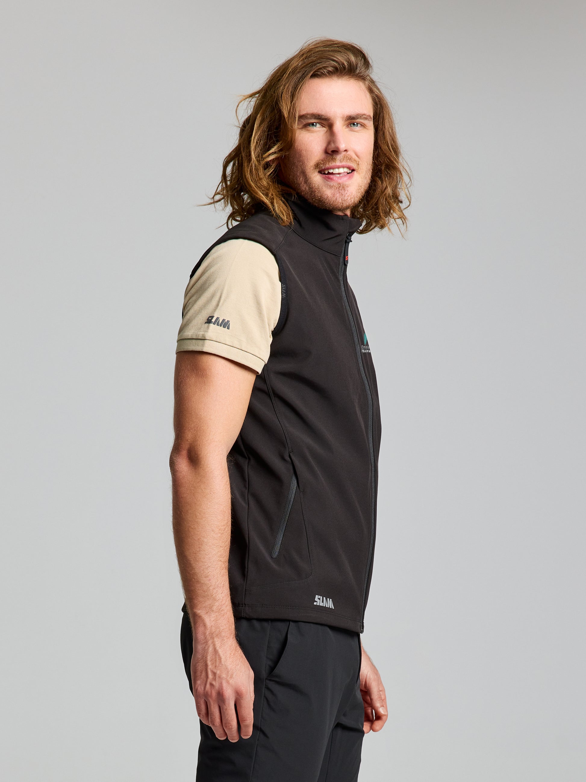 Emirates Team New Zealand Mens ACT Softshell Vest