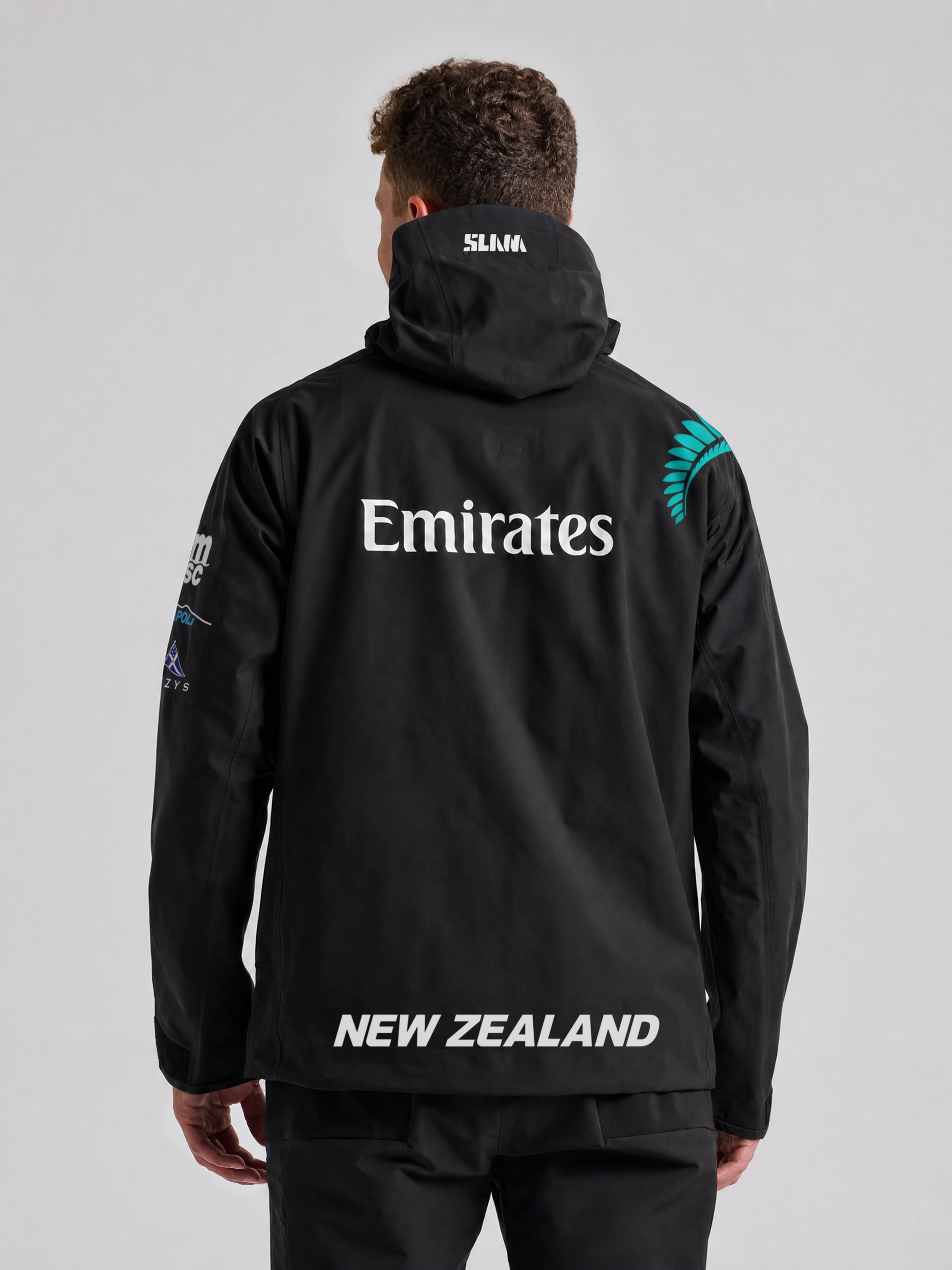Emirates Team New Zealand Mens OD Hooded Jacket