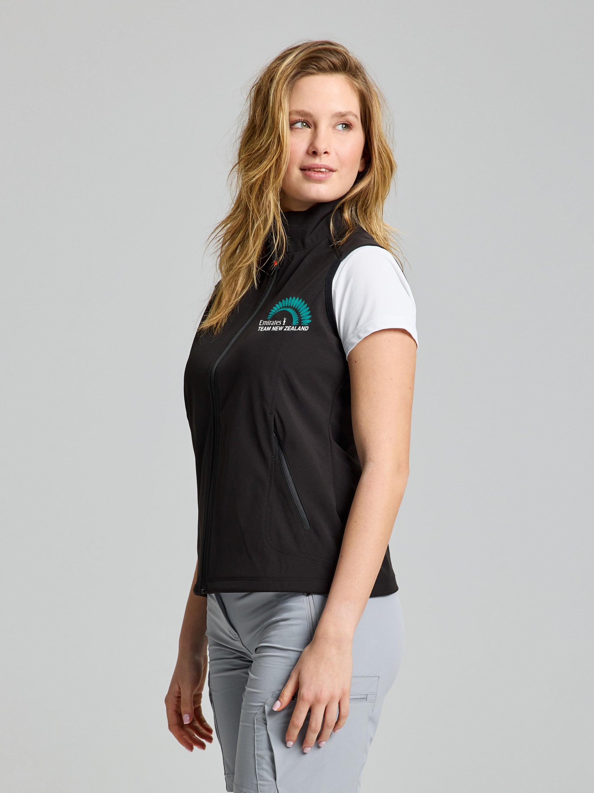 Emirates Team New Zealand Womens ACT Softshell Vest