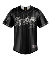 Roosters NRL 'Blackout' Baseball Shirt