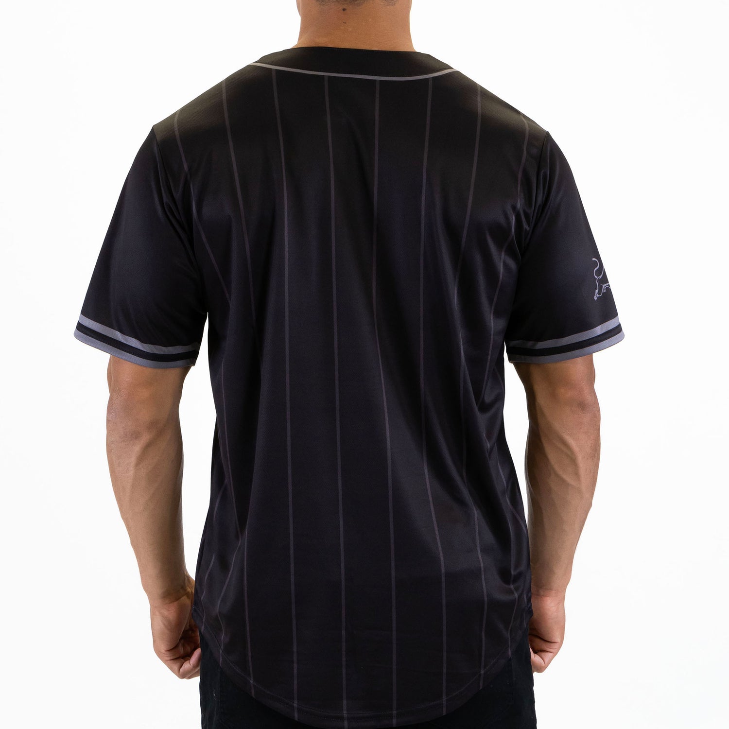 Panthers NRL 'Blackout' Baseball Shirt