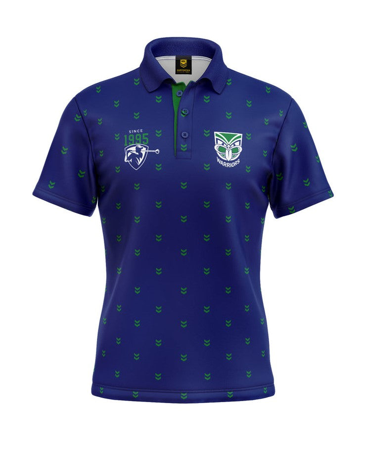 Warriors NRL Mulligan Golf Polo Shirt