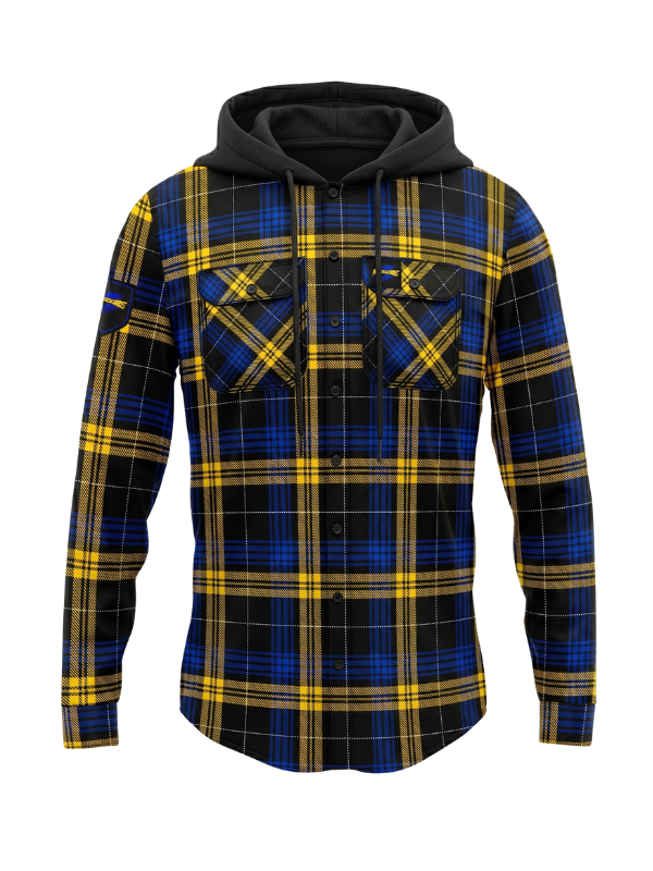 Hurricanes Hooded Flannel Shirt