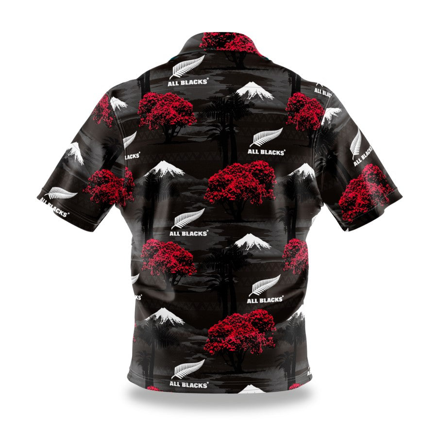 All Blacks Pohutukawa Hawaiian Shirt