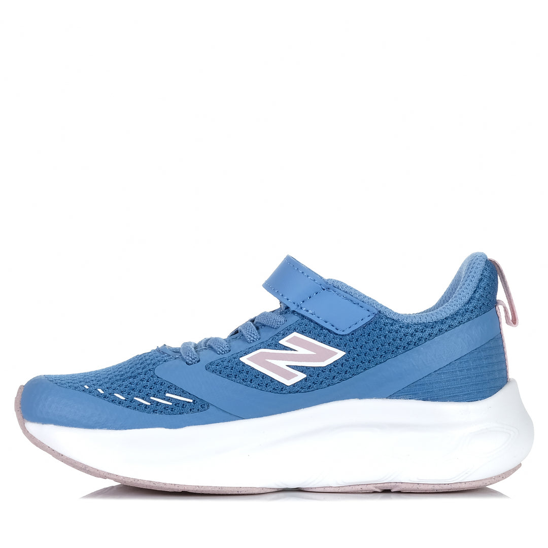 New Balance Kid's Fresh Foam 625 Bungee Lace with Top Strap Shoe Sea Stone