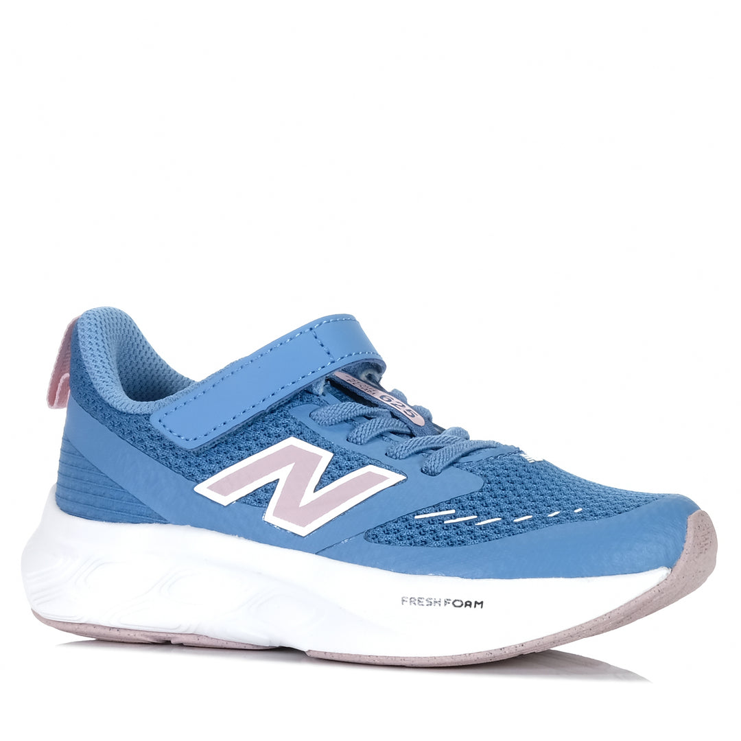 New Balance Kid's Fresh Foam 625 Bungee Lace with Top Strap Shoe Sea Stone