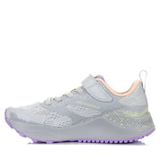 New Balance Kid's DynaSoft Nitrel v5 Bungee Lace with Top Strap Shoe Grey Matter
