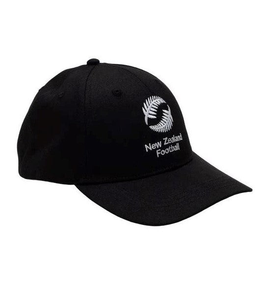 New Zealand Football Curve Cap Black