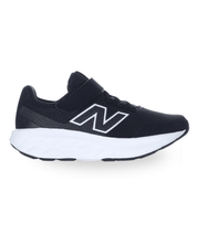 New Balance Kid's Fresh Foam 520 Bungee Lace with Strap Shoe Black