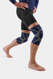 SKINS Series-5 Knee Sleeves Navy/Smoke