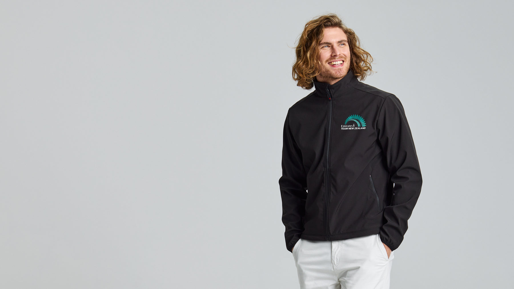 Emirates Team New Zealand Mens ACT Softshell Jacket