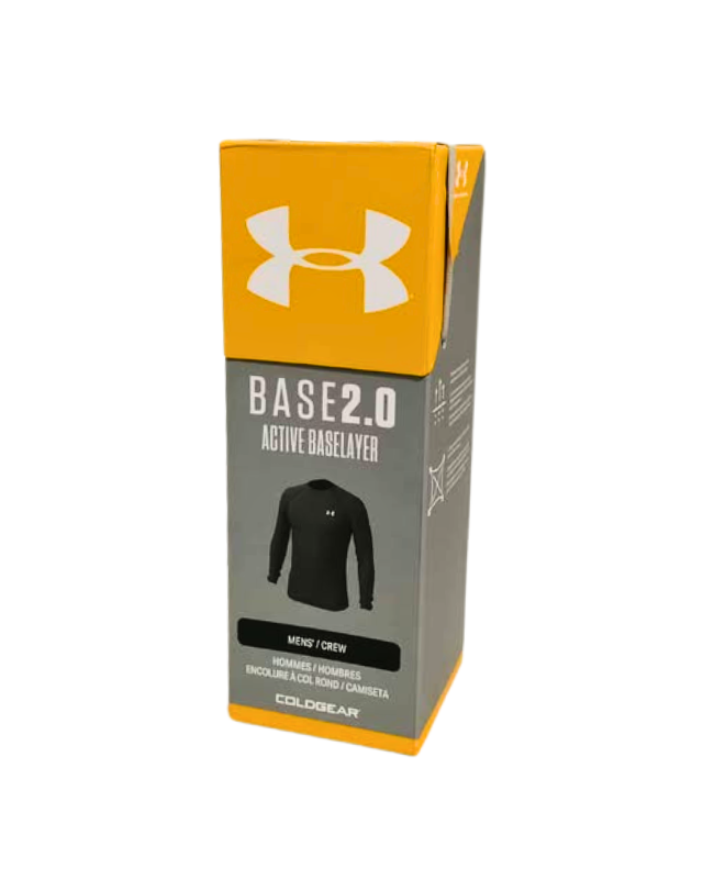 Under Armour Men's Base 2.0 Baselayer Crew Black