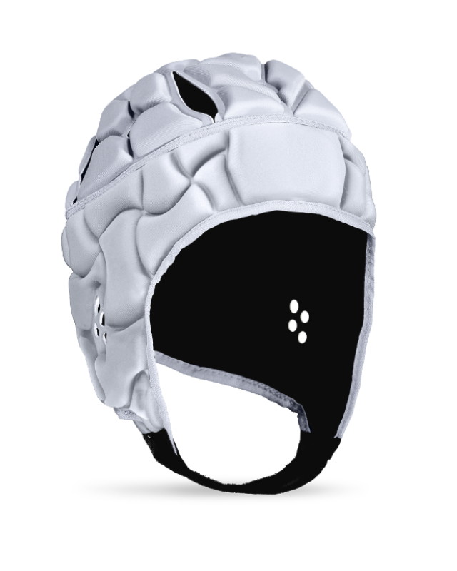 IDGear Club Rugby Headgear - White no Logo