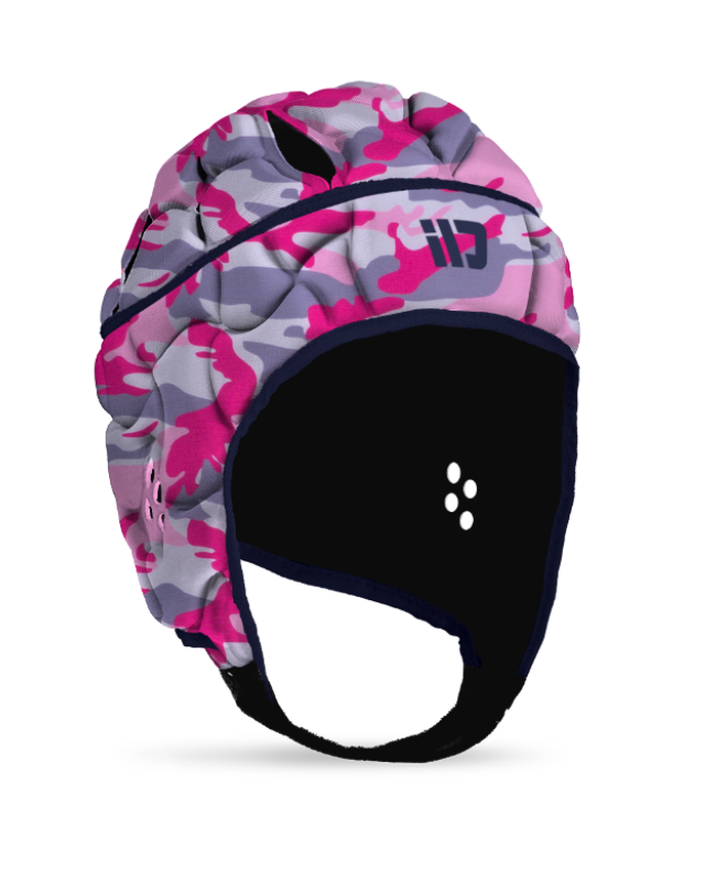 IDGear Club Rugby Headgear - Pink/Grey Camo – RYOS NZ