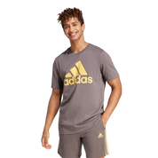 Adidas Big Logo Single Jersey Tee Charcoal