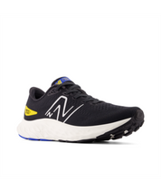 New Balance Men's Fresh Foam EVOZ ST Wide (2E) Shoe Black/Sea Salt