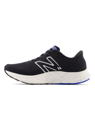 New Balance Men's Fresh Foam EVOZ ST Wide (2E) Shoe Black/Sea Salt