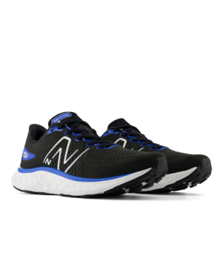 New Balance Men's Fresh Foam X EVOZ v3 Wide (2E) Shoe Black/Blue Oasis
