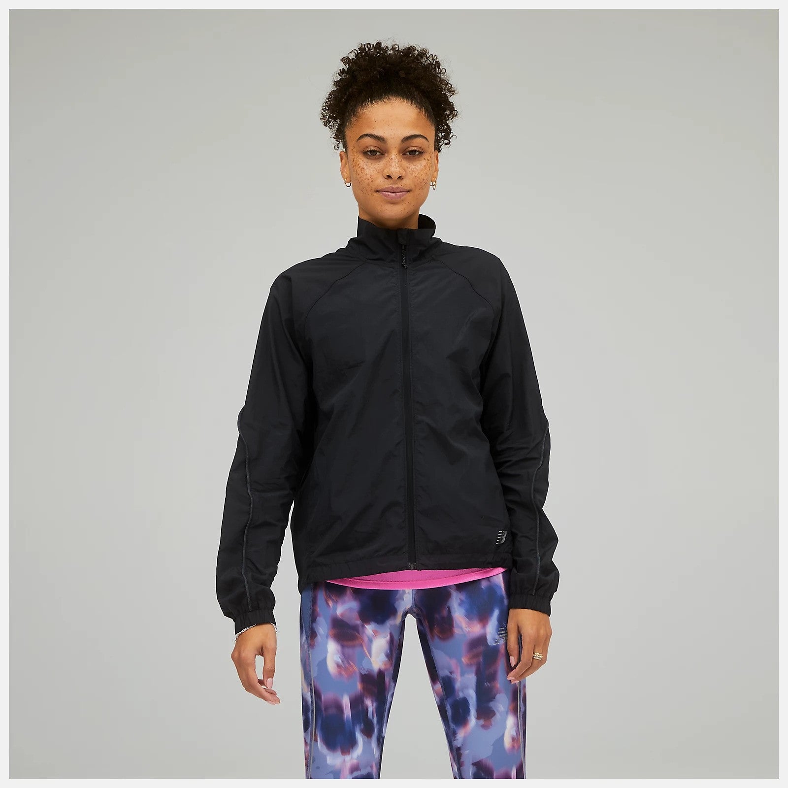 New Balance Women's Impact Run Packable Jacket Black