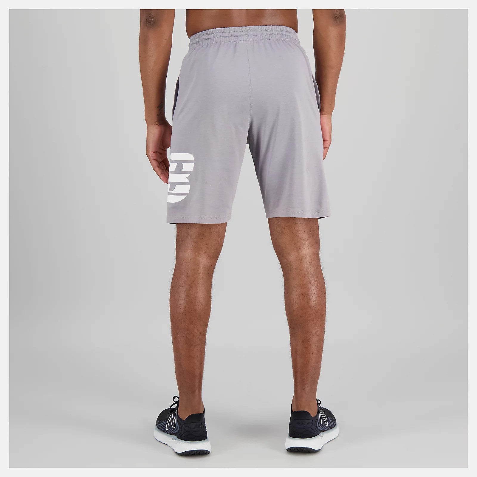 New Balance Heathertech Knit Short Gunmetal