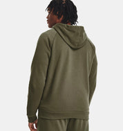 Under Armour Rival Fleece Full Zip Hoodie Marine Green