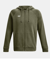 Under Armour Rival Fleece Full Zip Hoodie Marine Green