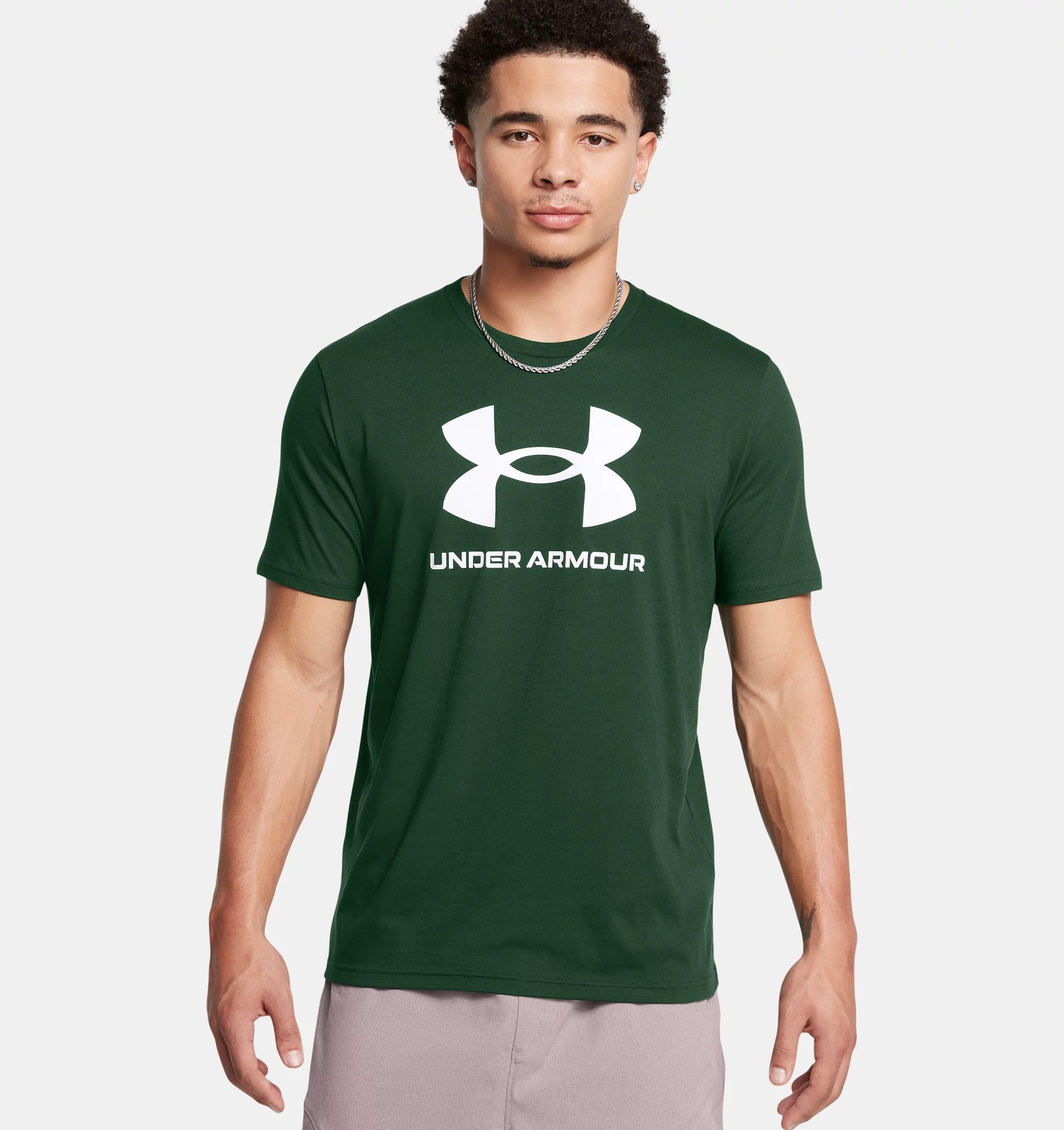 Under Armour Sportstyle Logo T-Shirt Forest Green