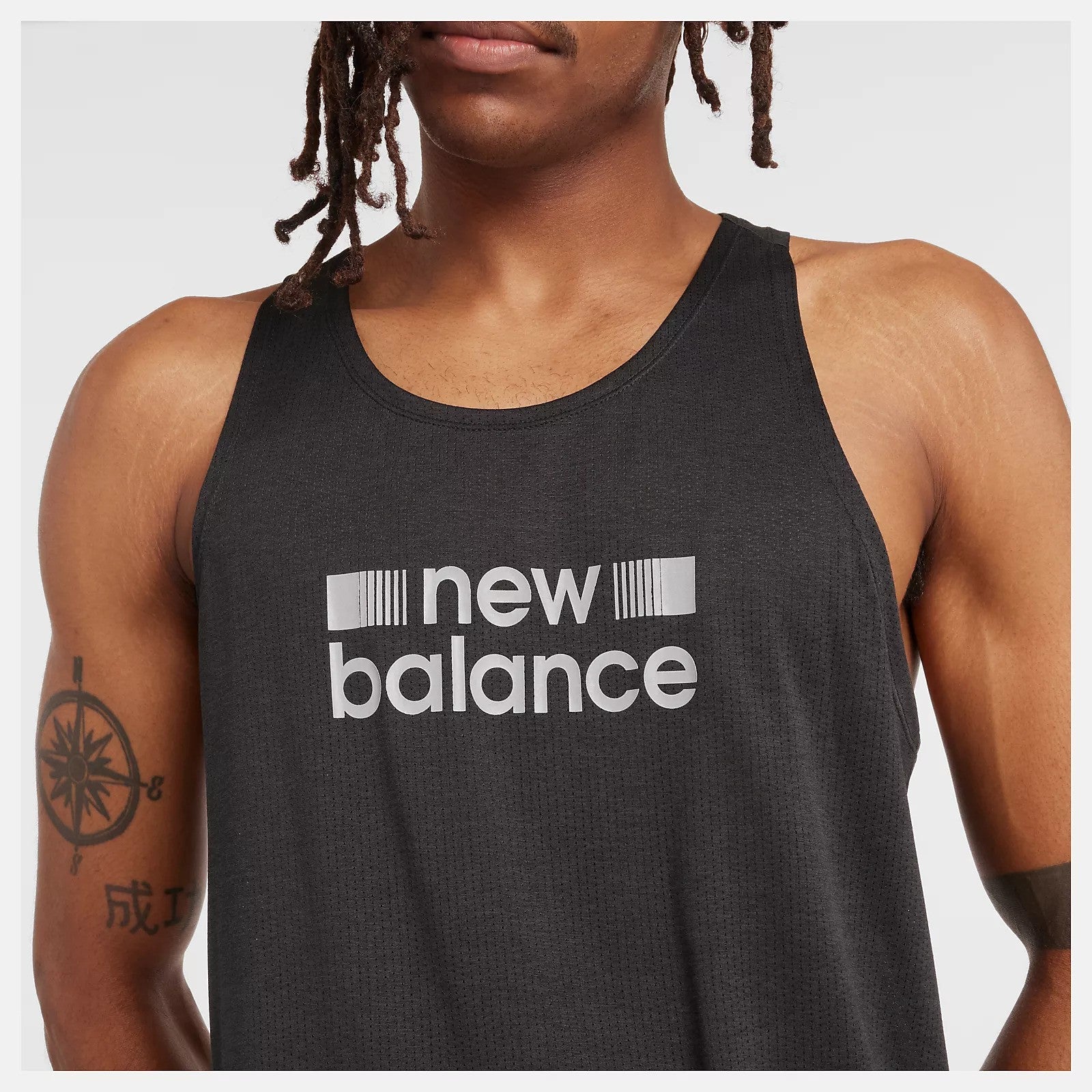 New Balance Athletics Graphic Singlet Black