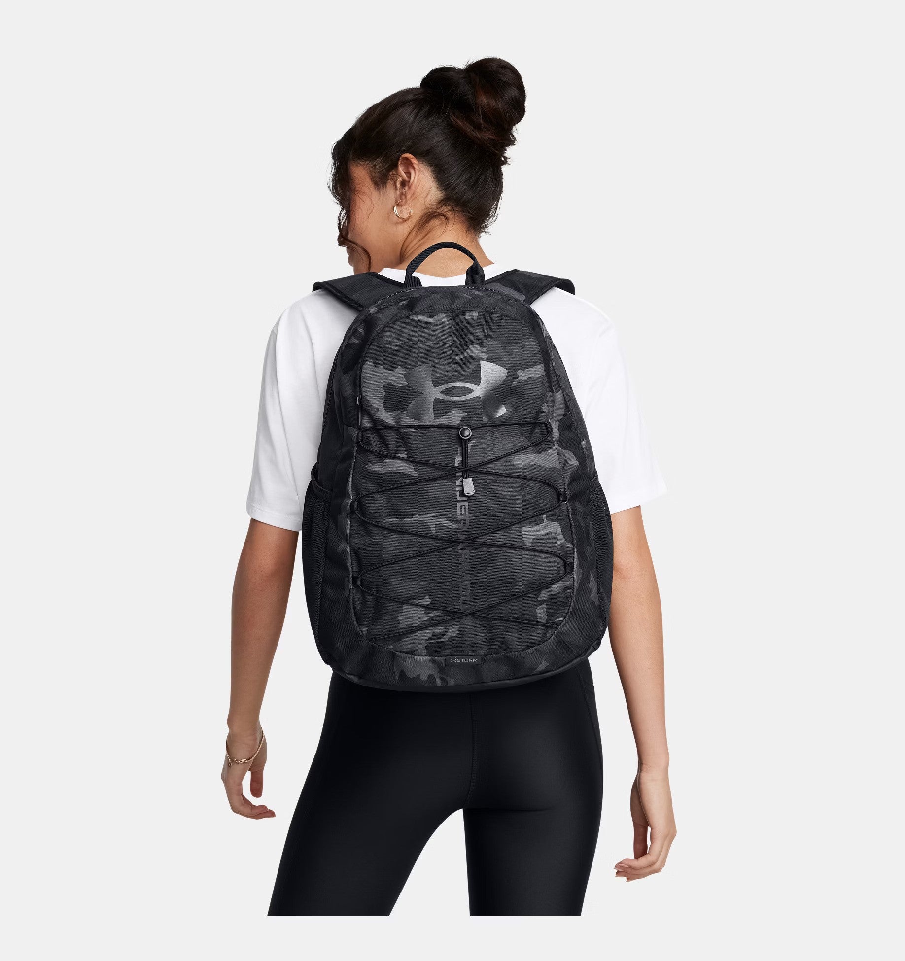 Under Armour Hustle Sport Backpack Black Camo