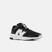 New Balance Kid's 578v1 Bungee Lace with Top Strap Black/White