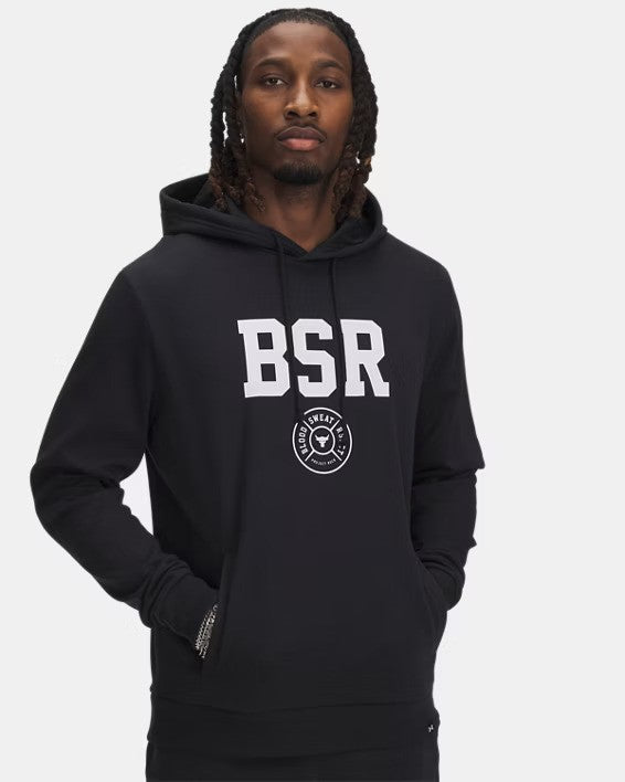 Under Armour Project Rock Rival Fleece Hoodie Black