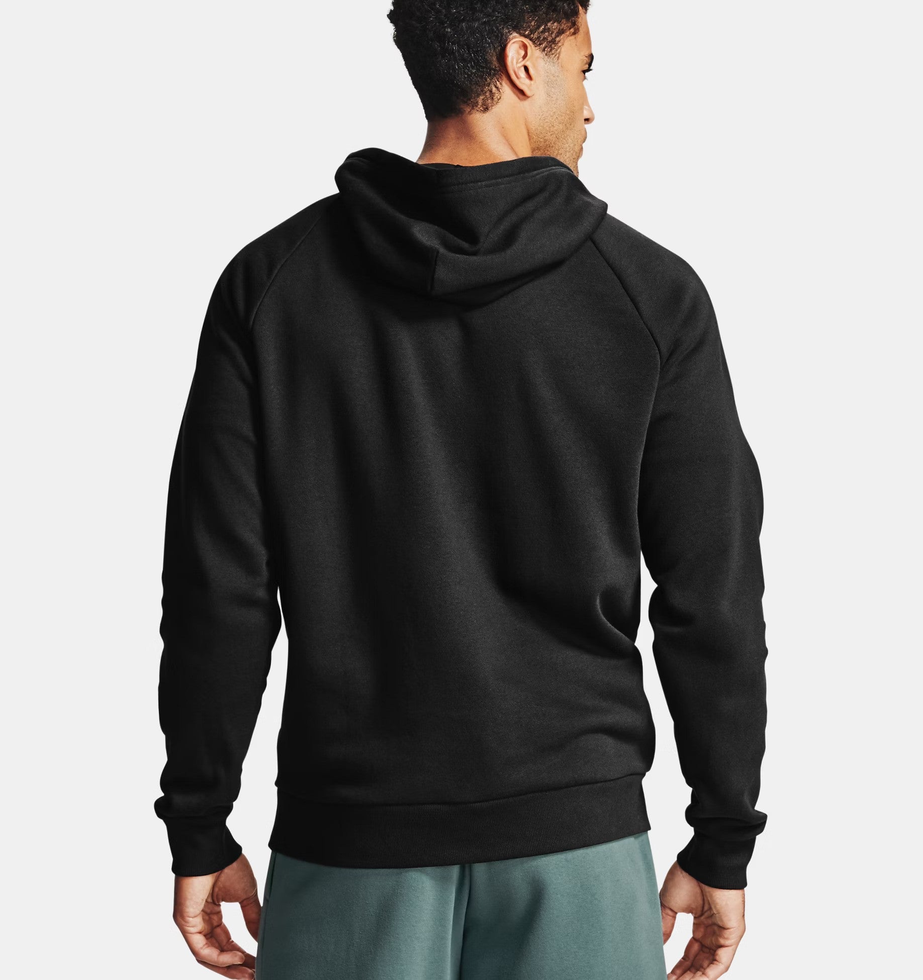 Under Armour Rival Cotton Full Zip Hoodie Black