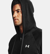 Under Armour Rival Cotton Full Zip Hoodie Black