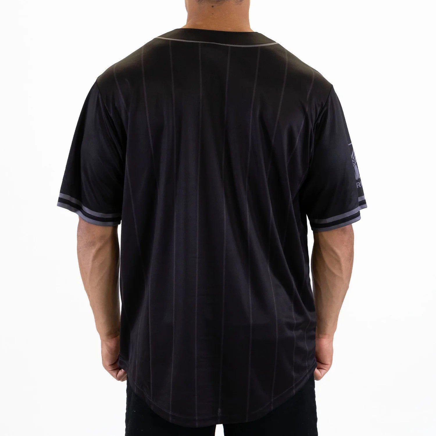 Warriors NRL Blackout Baseball Shirt