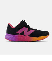 New Balance Kid's Fresh Foam Arishi v4 Bungee Lace with Top Strap Shoe Black