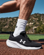 Under Armour Men's Charged+ Assert 11 Shoe Black/White
