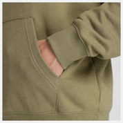 New Balance Linear Graphic French Terry Hoodie Olive