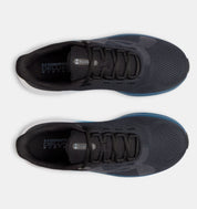 Under Armour Men's Big Logo Charged Pursuit 4 Shoe Black/Blue/Anthracite