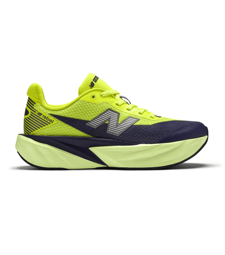 New Balance Kid's FuelCell Rebel Lace Shoe Alkaline Green