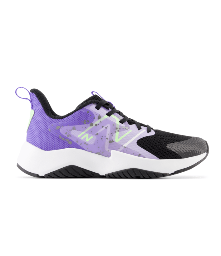 New Balance Kid's Rave Run v2 Shoe Black/Purple