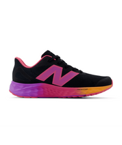 New Balance Kid's Fresh Foam Arishi v4 Shoe Black/Passionfruit