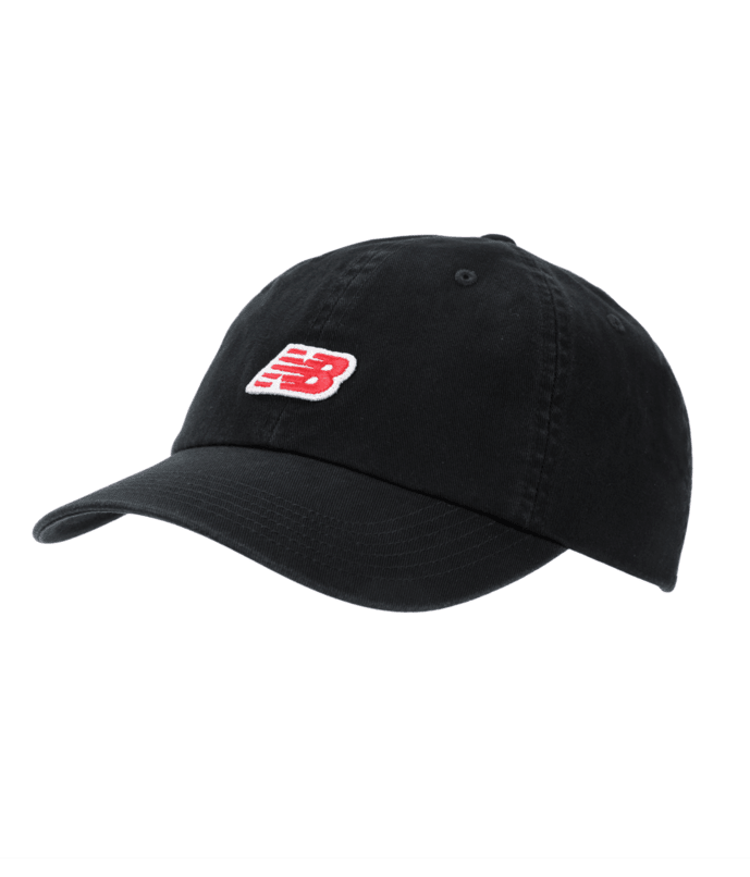 New Balance 6 Panel Patch Logo Cap Black