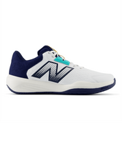 New Balance Men's 696v6 Tennis X-Wide (4E) Shoe White/Navy