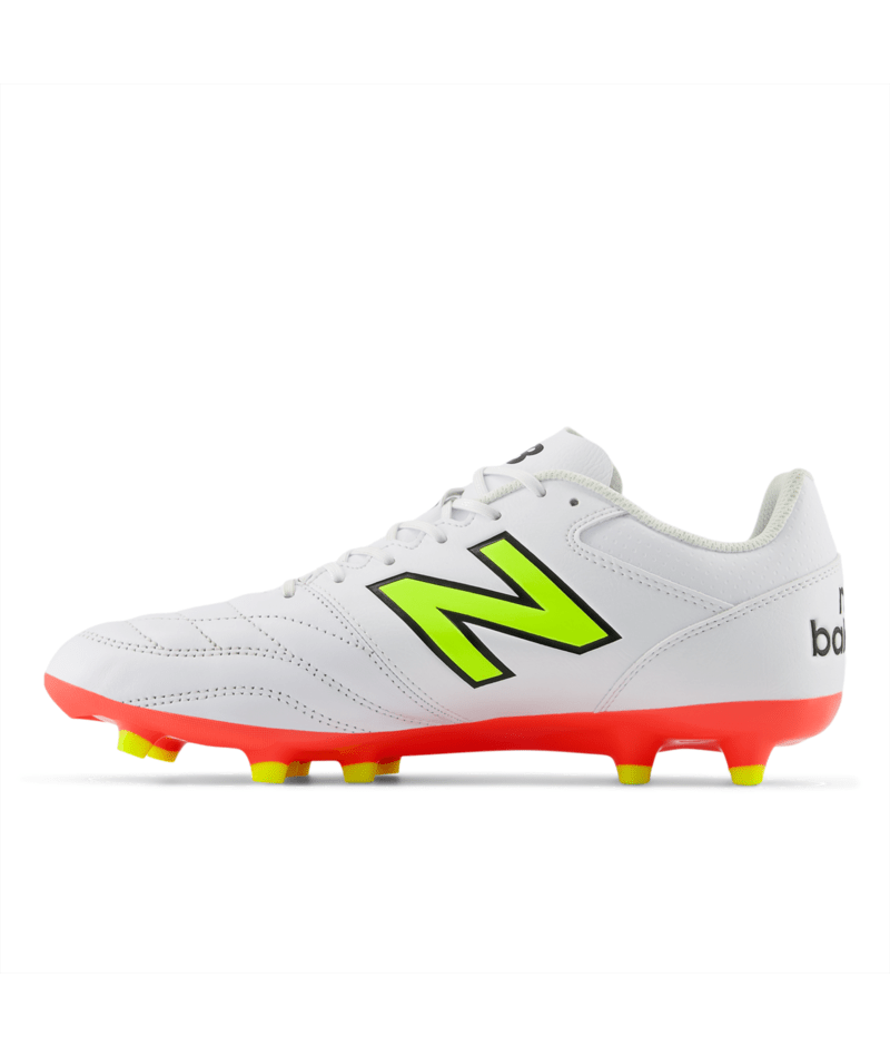 New Balance Men's 442 FG V2 Wide (2E) Boot White/Red